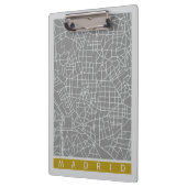 Madrid Karte Klemmbrett (Links)