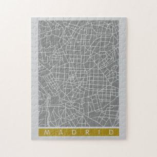 Madrid Karte Puzzle