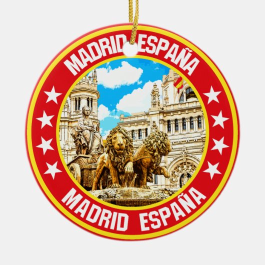 Madrid Keramik Ornament (Vorne)