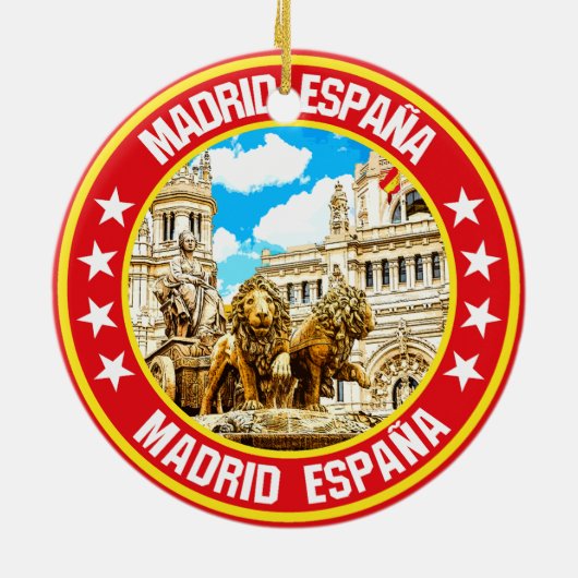 Madrid Keramik Ornament (Hinten)