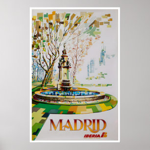 Madrid Kunst Spanien Reiseplakat Spanische Kunst I Poster
