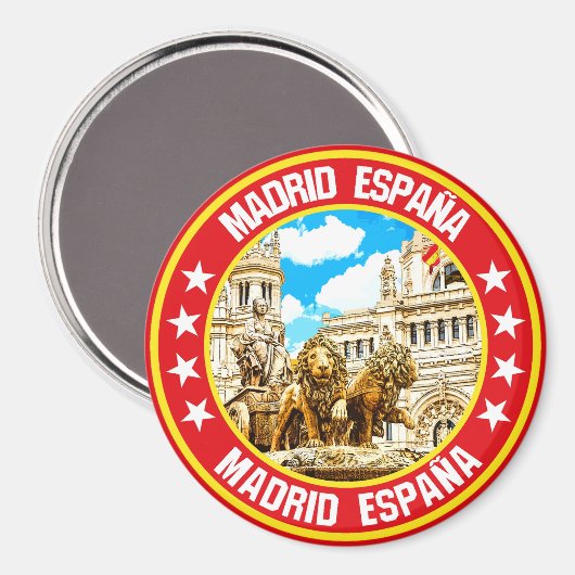 Madrid Magnet (Vorderseite/Rückseite)