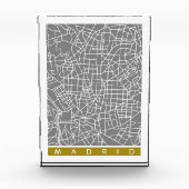 Madrid map fotoblock (Vorderseite)