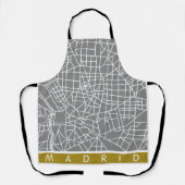 Madrid map schürze (Vorderseite)