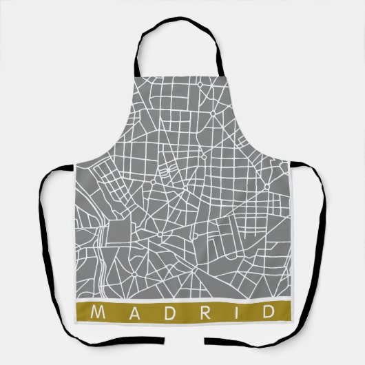 Madrid map schürze (Vorderseite)