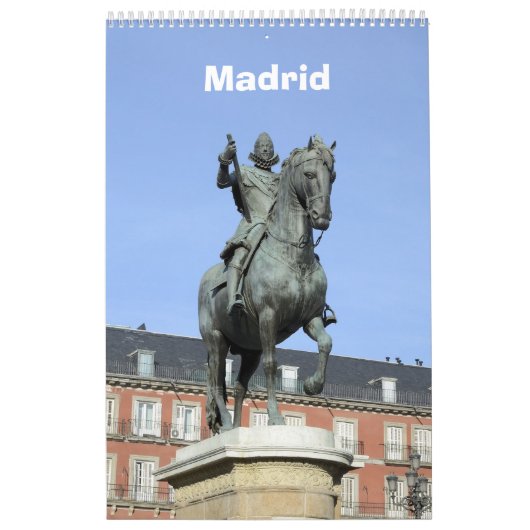 Madrid Mauer Kalender 12 Monate (Titelbild)