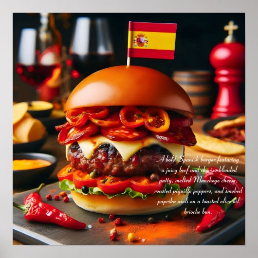 Madrid Munchies: Chorizo Magic Poster (Vorne)