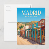 Madrid New Mexico Postkarte (Vorne/Hinten)