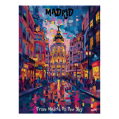 Madrid: Noches Vibrantes - Arte Contemporáneo Poster (Vorderseite)