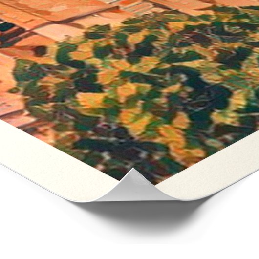 Madrid, Ort der spanischen Gastronomie Poster (Ecke)