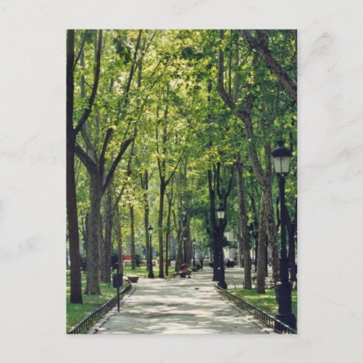 Madrid Park Postkarte (Vorderseite)