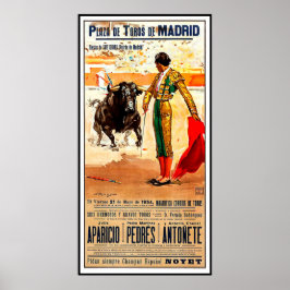 Madrid, Plaza de toros, Spanien, Stierkämpfe Poster