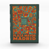 Madrid Plaza Mayor Fotoblock (Vorderseite)