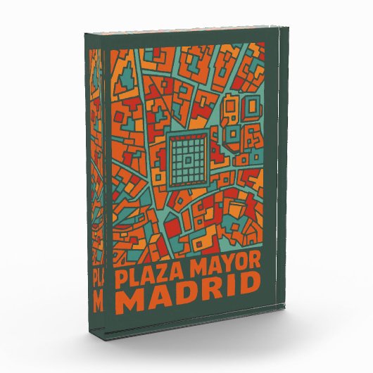 Madrid Plaza Mayor Fotoblock (Links)