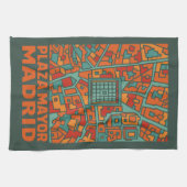 Madrid Plaza Mayor Geschirrtuch (Horizontal)