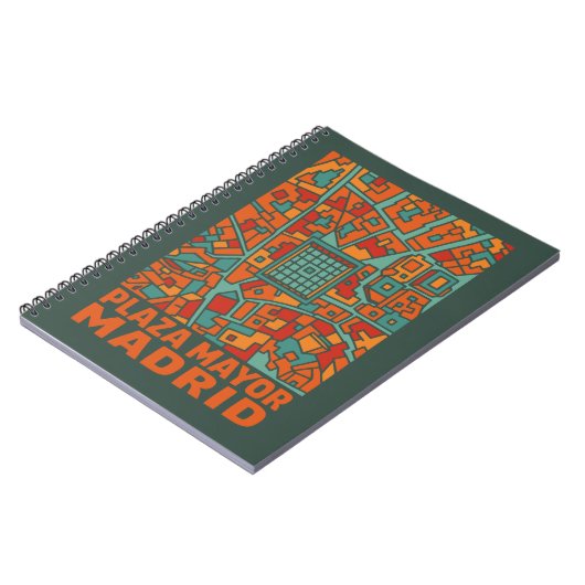 Madrid Plaza Mayor Notizblock (Linke Seite)