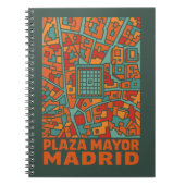 Madrid Plaza Mayor Notizblock (Vorderseite)