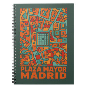 Madrid Plaza Mayor Notizblock