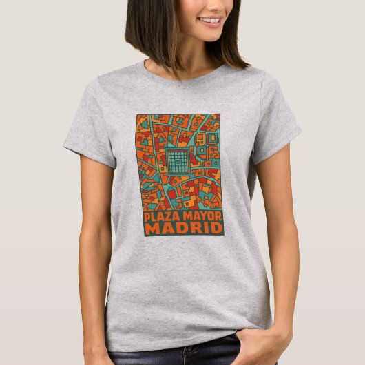 Madrid Plaza Mayor T-Shirt (Vorderseite)