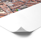 Madrid Pleiades Muster 2 Poster (Ecke)