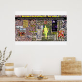 Madrid Pleiades Muster 2 Poster (Küche)