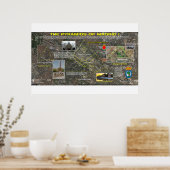 Madrid Pleiades Muster 3 Poster (Küche)