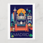 Madrid Postcard Postkarte (Vorderseite)