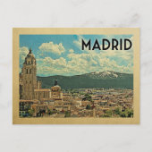 Madrid Postcard Spanien Vintage Travel Postkarte (Vorderseite)