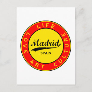 Madrid Postkarte