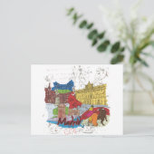 Madrid Postkarte (Stehend Vorderseite)