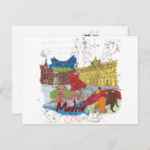 Madrid Postkarte (Vorne/Hinten)