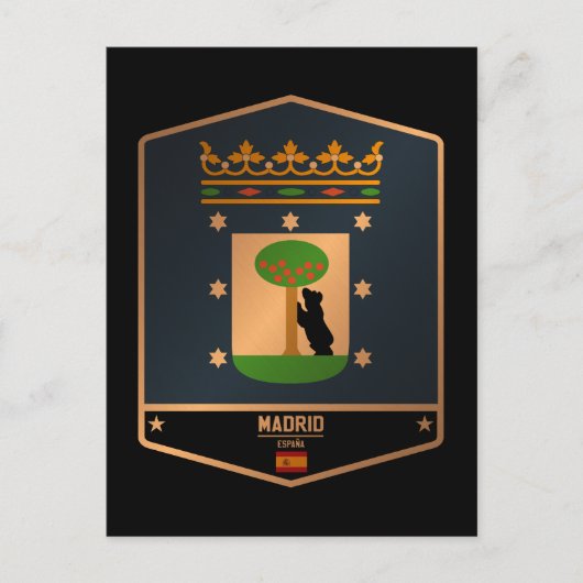 Madrid Postkarte (Vorderseite)