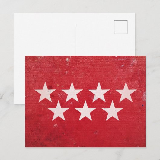 Madrid Postkarte (Vorne/Hinten)