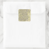 Madrid Quadratischer Aufkleber (Tasche)