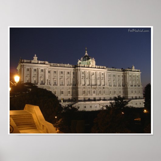 Madrid Royal Palace Poster (Vorne)