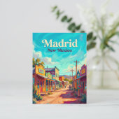 Madrid, Santa Fe USA Postkarte (Stehend Vorderseite)