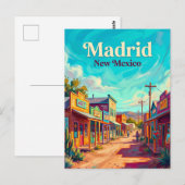 Madrid, Santa Fe USA Postkarte (Vorne/Hinten)