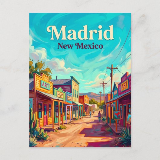 Madrid, Santa Fe USA Postkarte (Vorderseite)