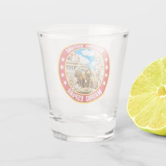 Madrid Schnapsglas (Rückseite)