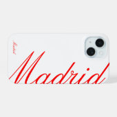 Madrid - schöner iPhone Case 15 Hülle (Rückseite (Horizontal))