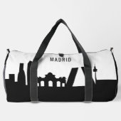 Madrid Sehenswürdigkeiten individuelle Name Duffle Bag (Rückseite)