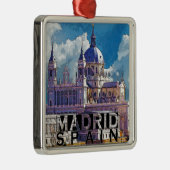 Madrid Silbernes Ornament (Rechts)