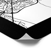 Madrid Spain Map Poster (Ecke)