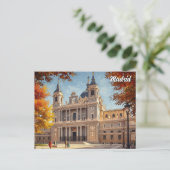 Madrid Spanien Almudena Postkarte (Stehend Vorderseite)
