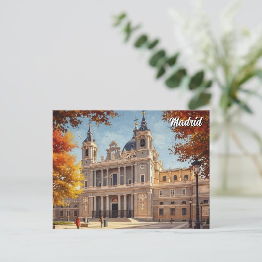 Madrid Spanien Almudena Postkarte (Stehend Vorderseite)