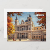 Madrid Spanien Almudena Postkarte (Vorne/Hinten)