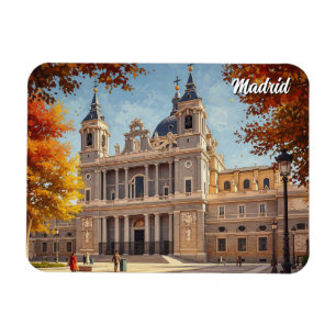 Madrid Spanien Almudena Reise Magnet