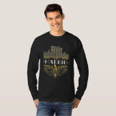 Madrid Spanien Art Deco T-Shirt (Vorne ganz)