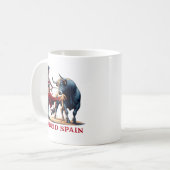 Madrid Spanien Bull Fighting Kaffeetasse (Vorderseite Links)