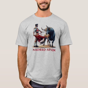 Madrid Spanien Bull Fighting T-Shirt